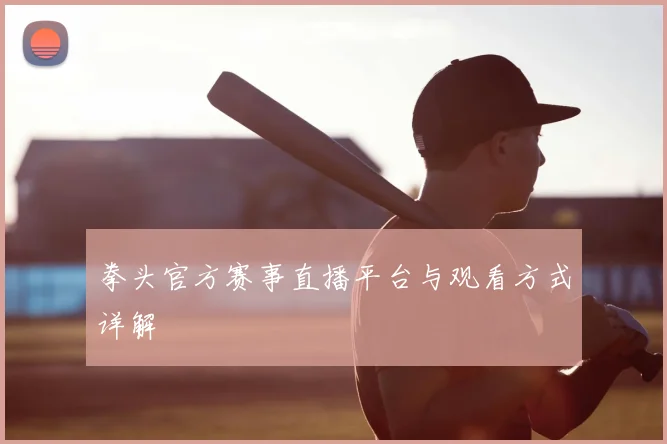 拳头官方赛事直播平台与观看方式详解